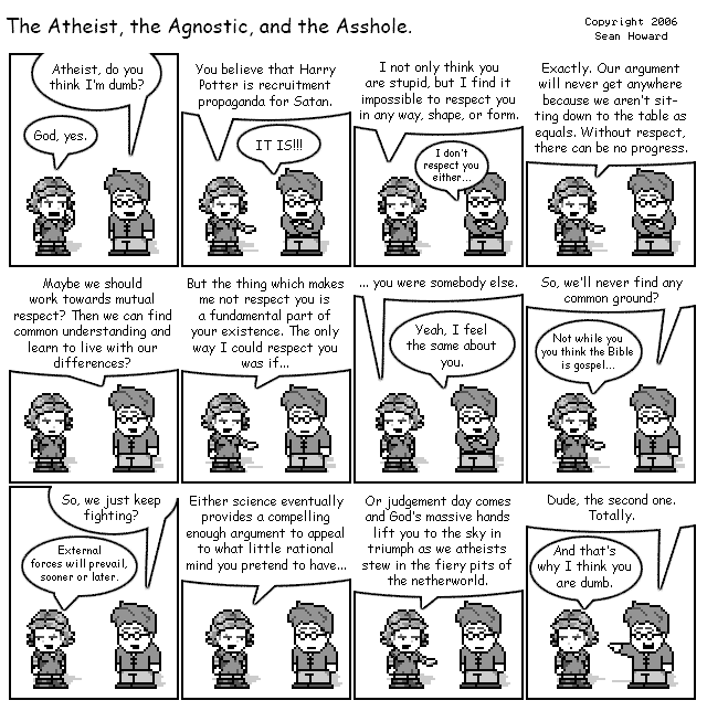 All comics: Copyright 2001-2008 Sean Howard