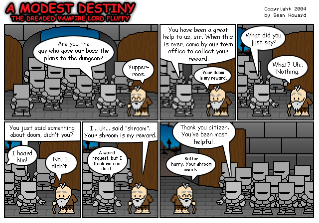 All comics: Copyright 2001-2008 Sean Howard