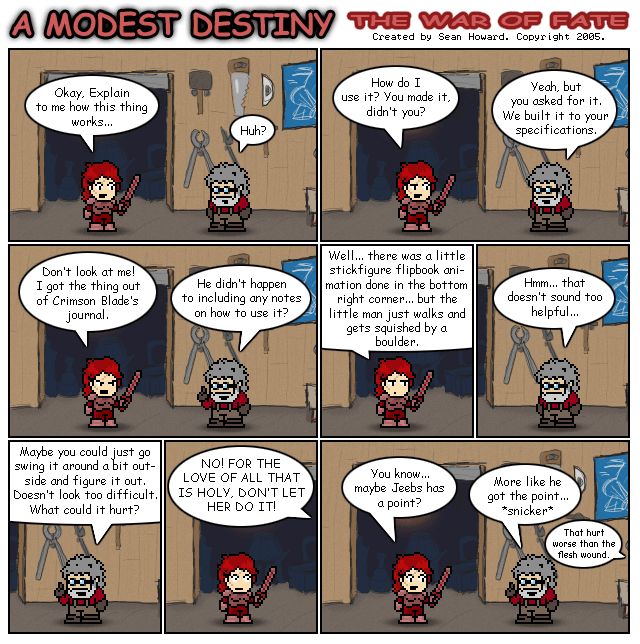 All comics: Copyright 2001-2008 Sean Howard