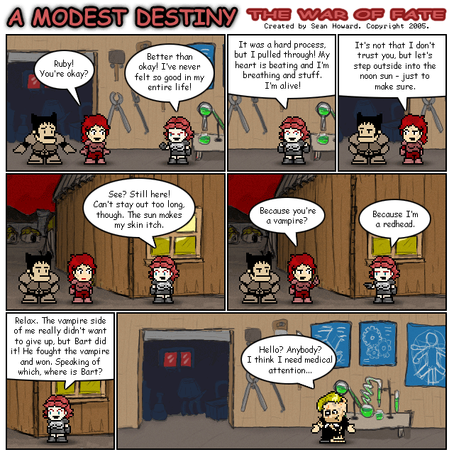All comics: Copyright 2001-2008 Sean Howard