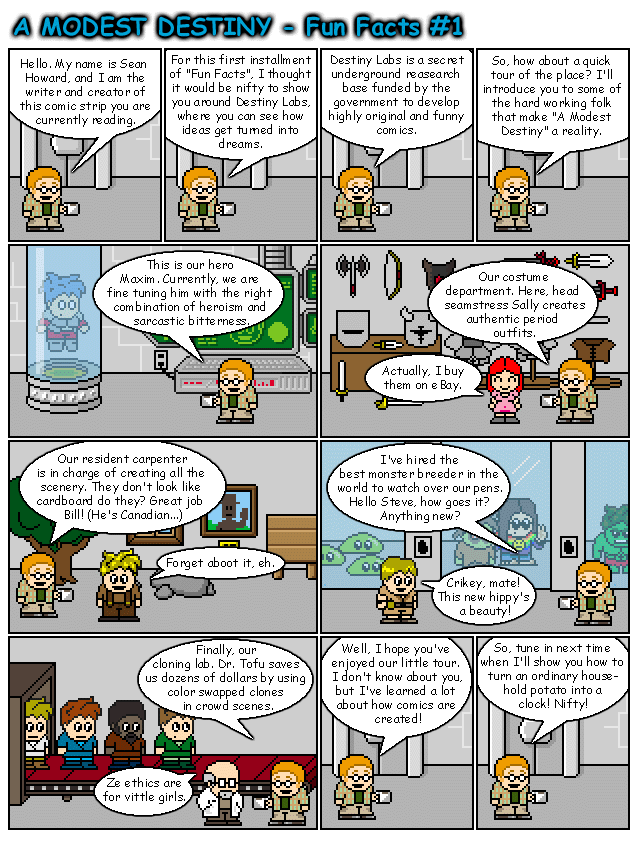 All comics: Copyright 2001-2008 Sean Howard