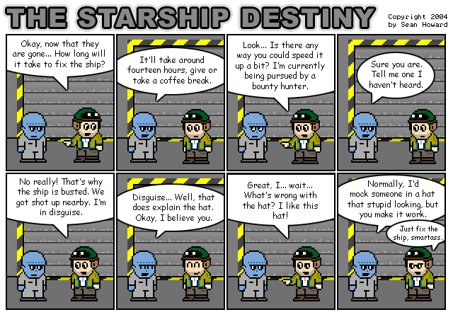 All comics: Copyright 2001-2008 Sean Howard