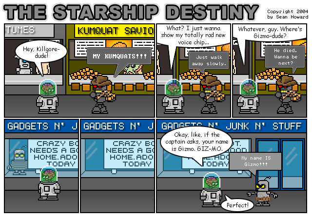 All comics: Copyright 2001-2008 Sean Howard