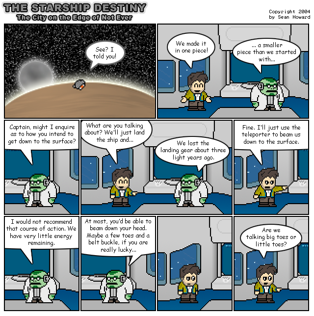 All comics: Copyright 2001-2008 Sean Howard