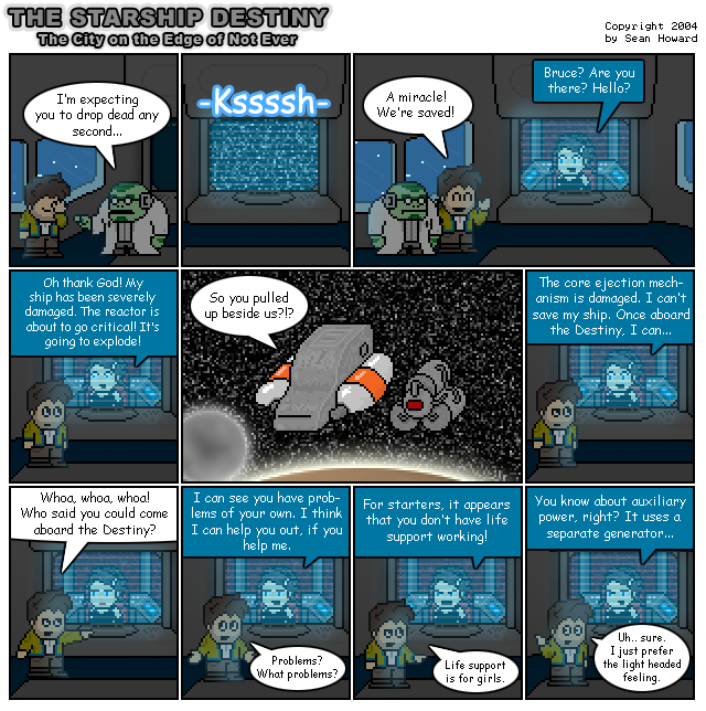 All comics: Copyright 2001-2008 Sean Howard