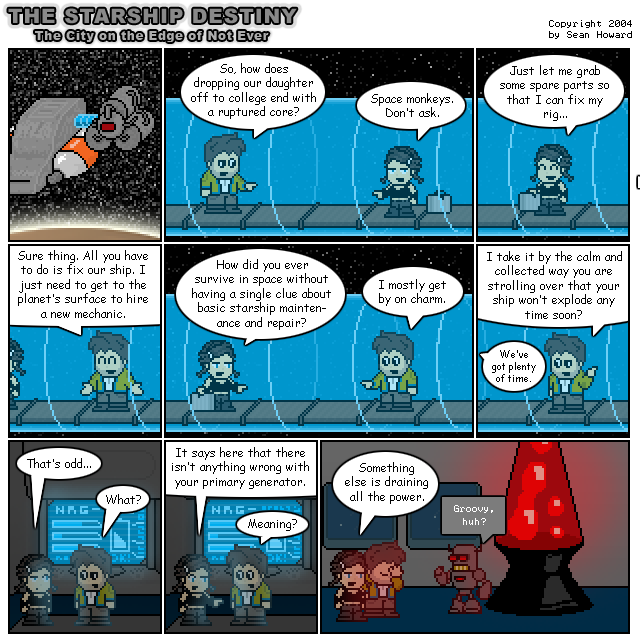 All comics: Copyright 2001-2008 Sean Howard