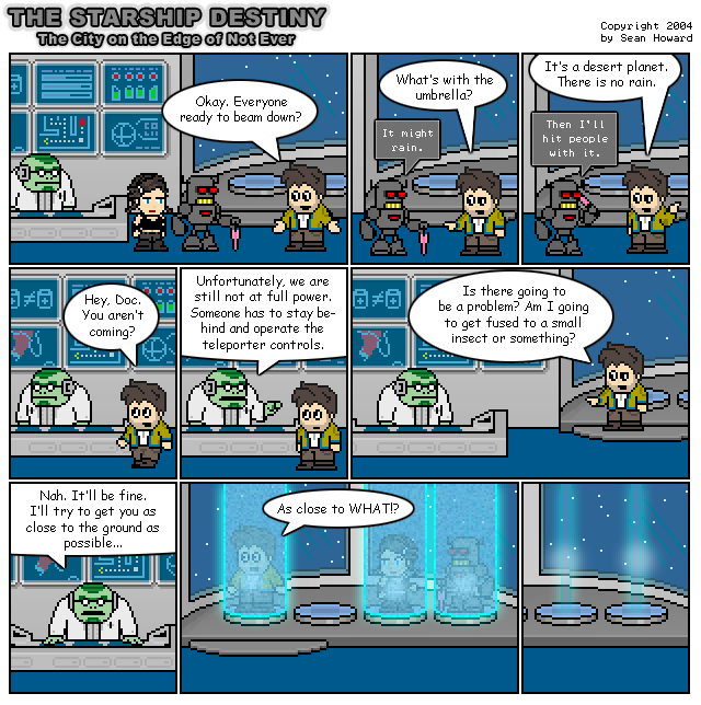 All comics: Copyright 2001-2008 Sean Howard