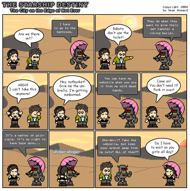 All comics: Copyright 2001-2008 Sean Howard