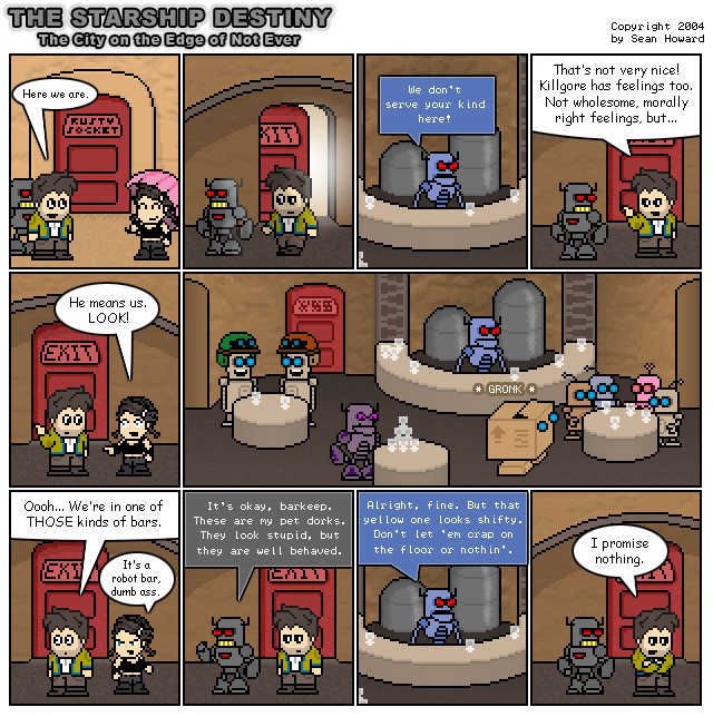 All comics: Copyright 2001-2008 Sean Howard