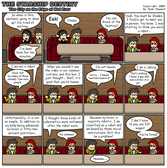 All comics: Copyright 2001-2008 Sean Howard