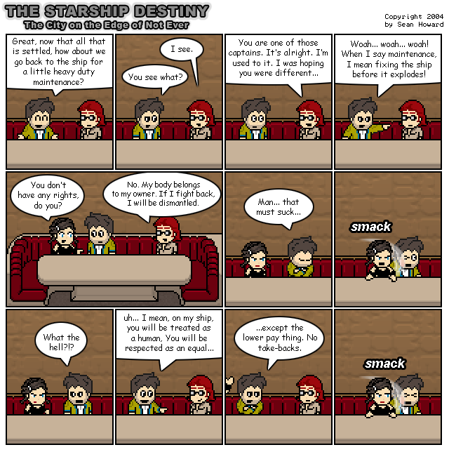 All comics: Copyright 2001-2008 Sean Howard