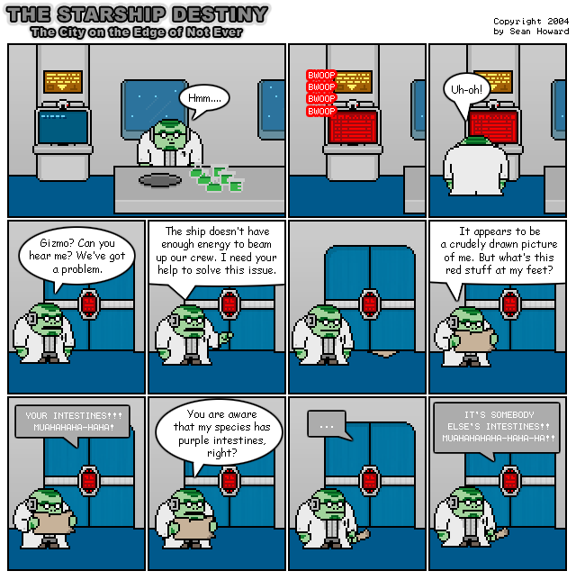 All comics: Copyright 2001-2008 Sean Howard