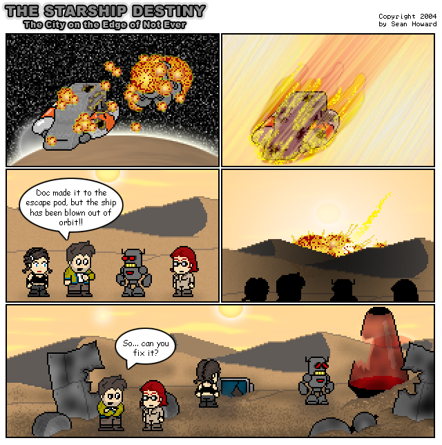 All comics: Copyright 2001-2008 Sean Howard