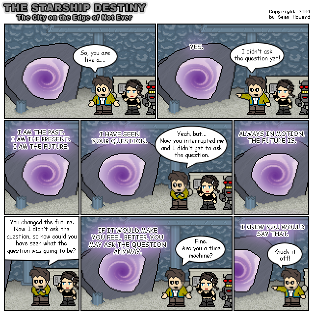 All comics: Copyright 2001-2008 Sean Howard