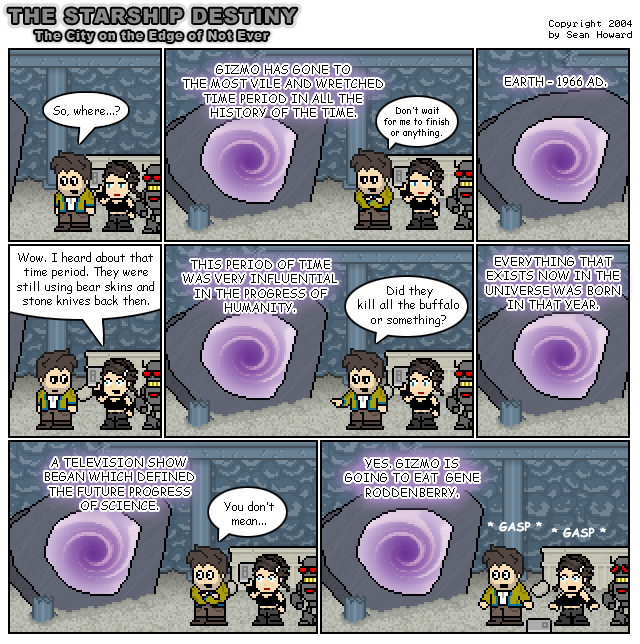 All comics: Copyright 2001-2008 Sean Howard