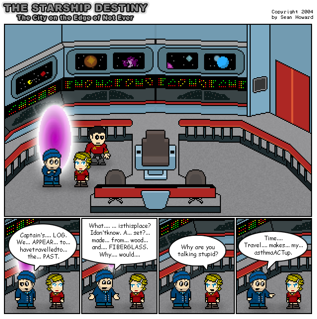 All comics: Copyright 2001-2008 Sean Howard