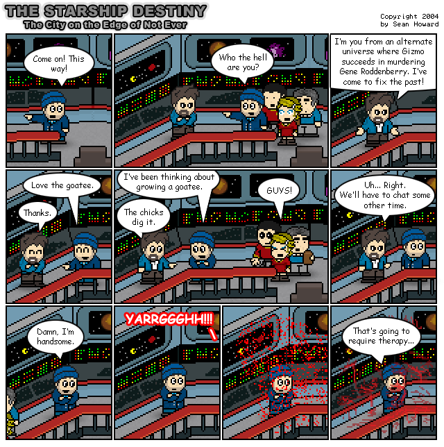 All comics: Copyright 2001-2008 Sean Howard