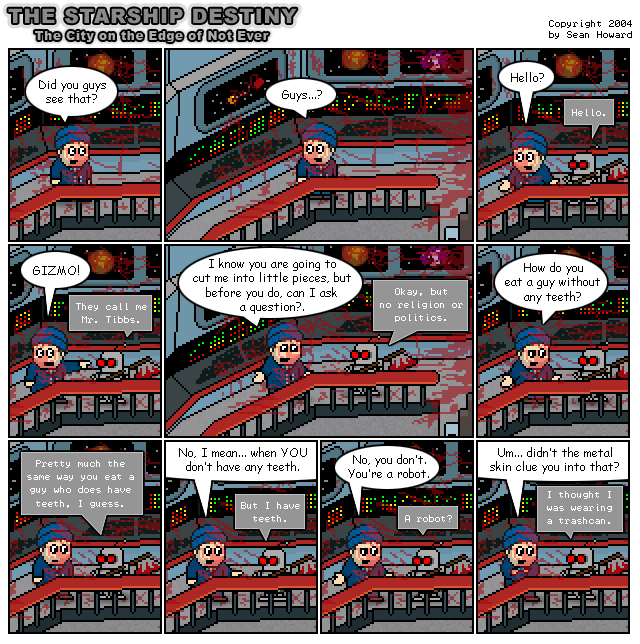 All comics: Copyright 2001-2008 Sean Howard