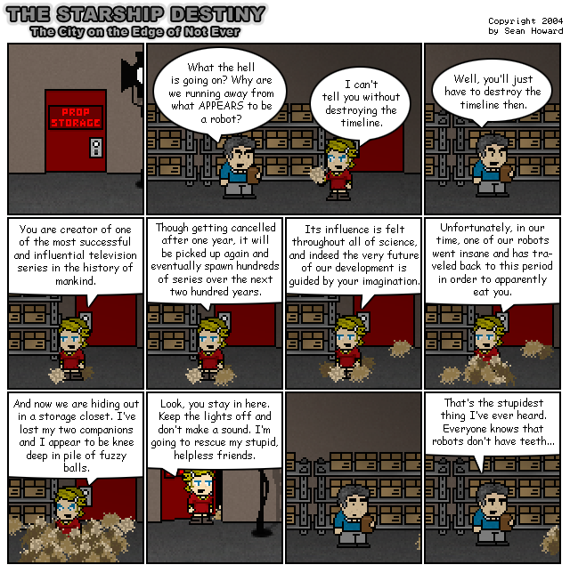 All comics: Copyright 2001-2008 Sean Howard