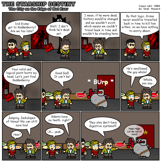 All comics: Copyright 2001-2008 Sean Howard