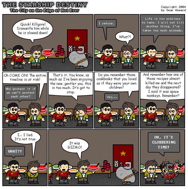 All comics: Copyright 2001-2008 Sean Howard