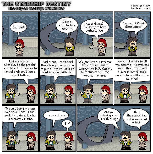 All comics: Copyright 2001-2008 Sean Howard