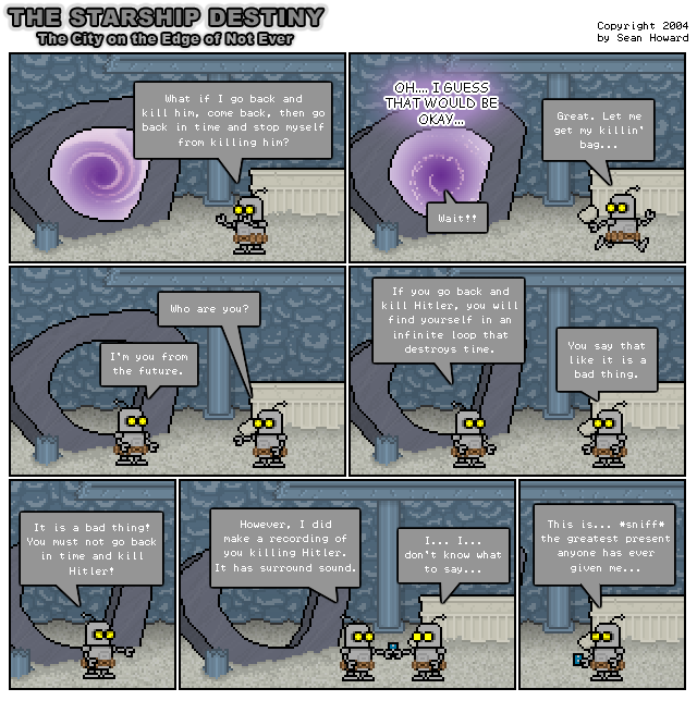 All comics: Copyright 2001-2008 Sean Howard