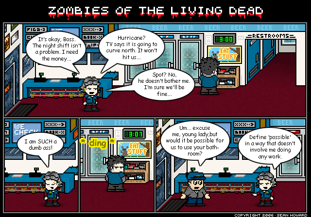 All comics: Copyright 2001-2008 Sean Howard