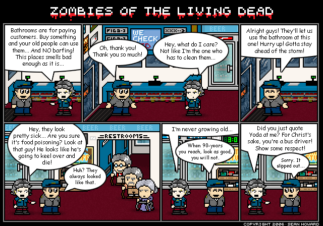 All comics: Copyright 2001-2008 Sean Howard