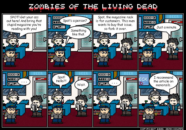 All comics: Copyright 2001-2008 Sean Howard